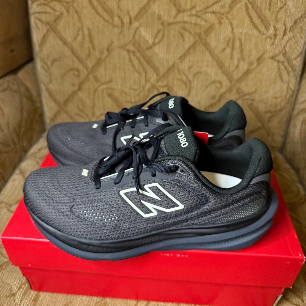 New Balance 1080 W10803AW Black Running Shoes Women's Size 7 New